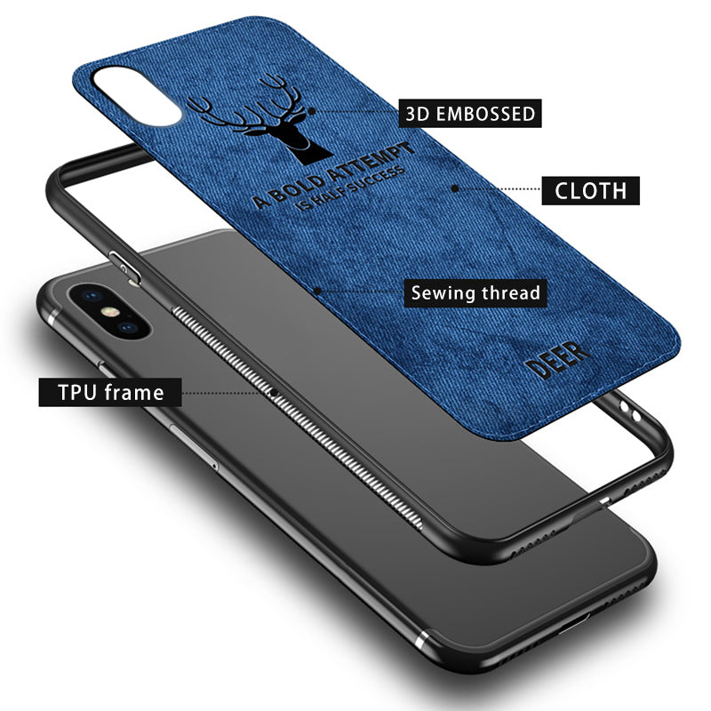 Luxury Bumper with Deer Design and Motivational Quote iPhone Case | MagSafe Case with Camera Protection Cover | Case for Apple iPhone 16/15/14/13/12 Pro Max Plus Mini | Armor Case, High-Quality Phone Cover