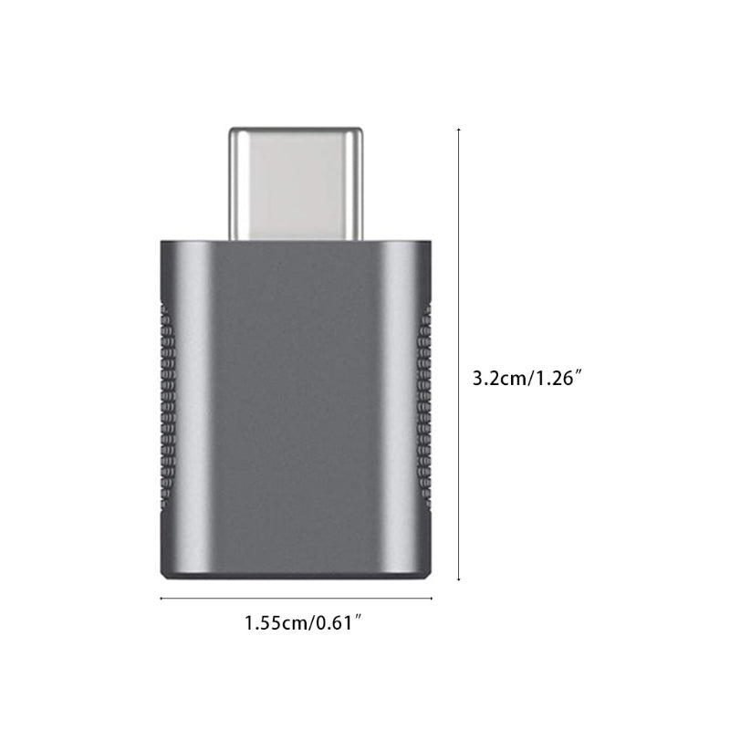 Prämie USB-C zu USB 3.0 Adapter, USB Typ-C Buchse USB Stecker für MacBook Pro, MacBook Air 2020, iPad Pro 2020 und Typ-C