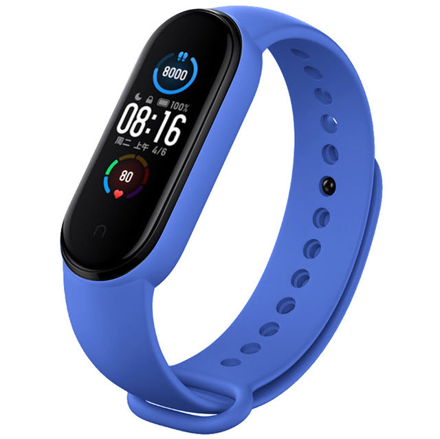 Hochwertiges Armband für Xiaomi Mi Band 7 6 5 4 3 | Silikon-Uhrenarmband | MiBand 3/4, Band 5, Band 6 Smartwatch-Zubehör