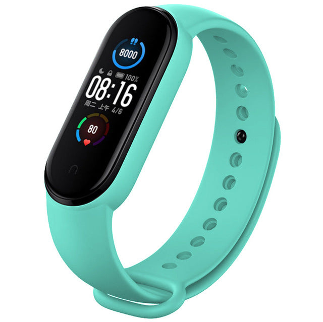 Hochwertiges Armband für Xiaomi Mi Band 7 6 5 4 3 | Silikon-Uhrenarmband | MiBand 3/4, Band 5, Band 6 Smartwatch-Zubehör