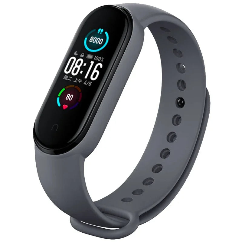 Hochwertiges Armband für Xiaomi Mi Band 7 6 5 4 3 | Silikon-Uhrenarmband | MiBand 3/4, Band 5, Band 6 Smartwatch-Zubehör