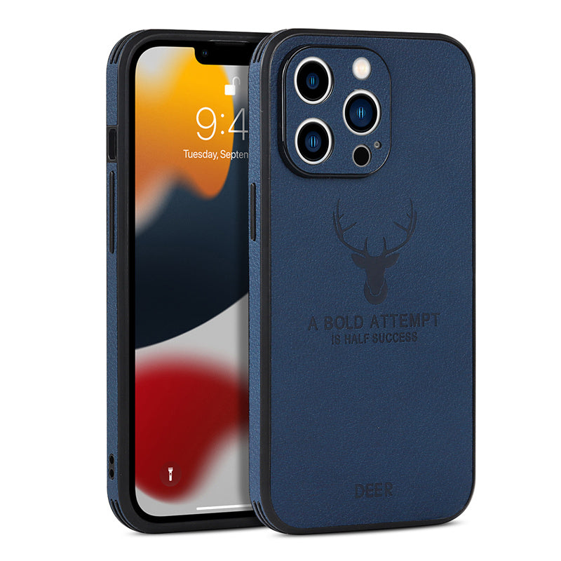 Luxury Bumper with Deer Design and Motivational Quote iPhone Case | MagSafe Case with Camera Protection Cover | Case for Apple iPhone 16/15/14/13/12 Pro Max Plus Mini | Armor Case, High-Quality Phone Cover