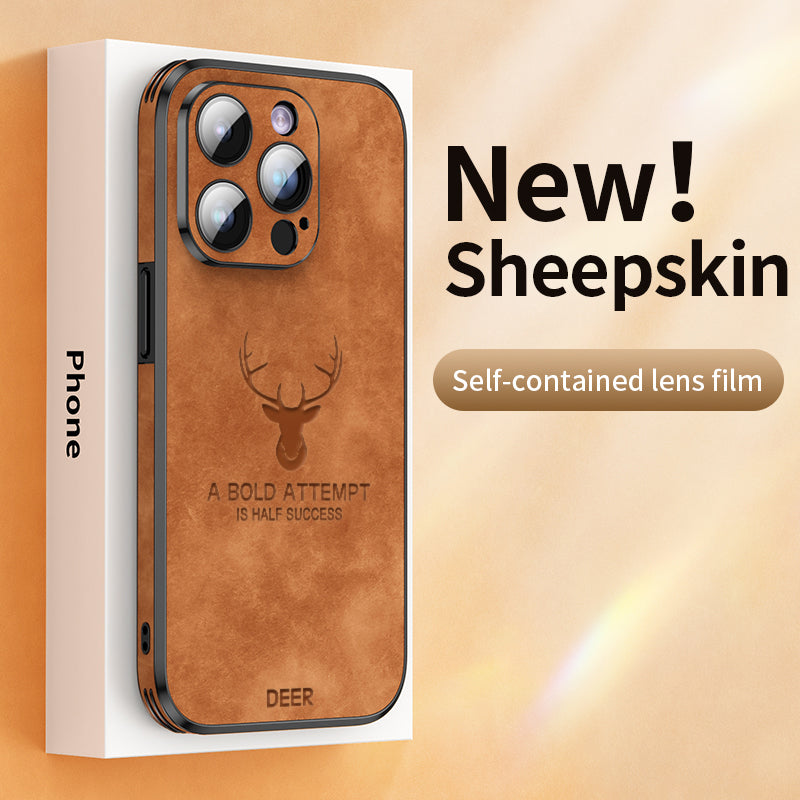 Luxury Bumper with Deer Design and Motivational Quote iPhone Case | MagSafe Case with Camera Protection Cover | Case for Apple iPhone 16/15/14/13/12 Pro Max Plus Mini | Armor Case, High-Quality Phone Cover