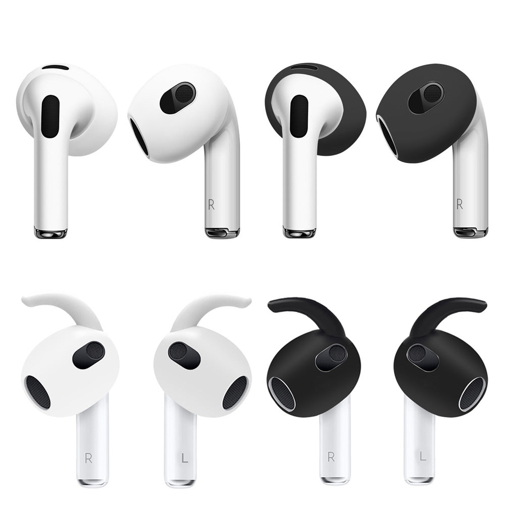 Premium Silicone Ear Tips for Apple AirPods 4/3/2/1 and Pro Series 2024/2022/2021/2019/2016 – Caps, Covers, Headphone Cases, Earplugs (2 Pieces/Pair) | High-Quality Ear Cushions