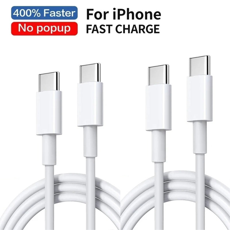 High-Quality USB Type C PD 20W Cable for Smartphones, Apple iPhone, Samsung, iOS & Android | Premium Fast USB C Cable for iPhone, Type C Charging Cable