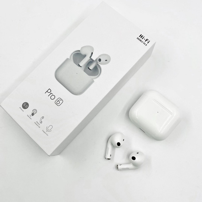 Premium AirPods Pro Design TWS Headphones: Bluetooth Wireless Earphones – Lifestyle & Sport Headset, Stereo Mini Earbuds with Fingerprint Touch Control for Apple iPhone 16/15/14/13/12 Pro Max Plus Mini, Samsung and Android – Sport Earbuds