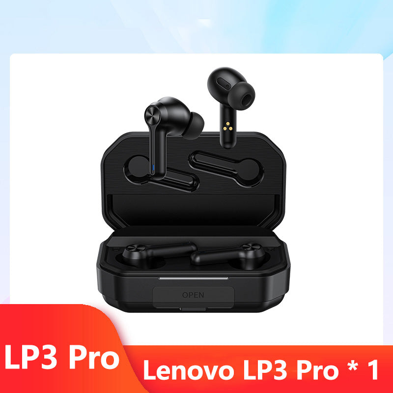 Premium Lenovo LP3 Pro Headphones TWS Bluetooth 5.0 Wireless HiFi Music Headset with Display & 1200mAh Battery for Gaming Earbuds | Limited Edition