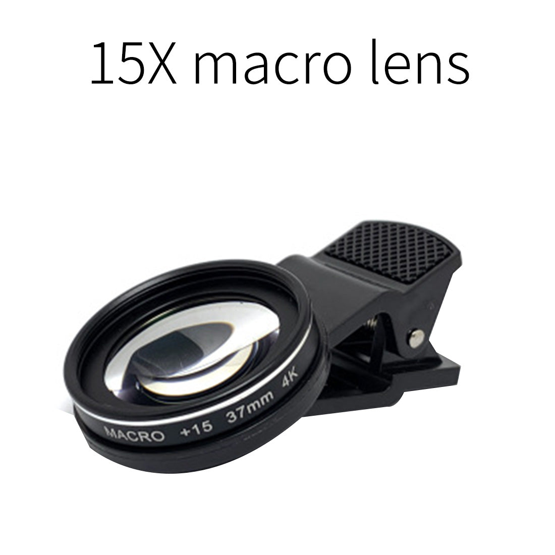 Professional 37MM 15X-30X Macro Lens 4K HD for Smartphones, Apple iPhone, Samsung, iOS &amp; Android Photography/Videography | Premium Lens for Eyelashes, Diamonds, Jewelry | Compatible with Apple iPhone 15/14/13/12/11 Pro Max Plus Mini, Samsung & Android