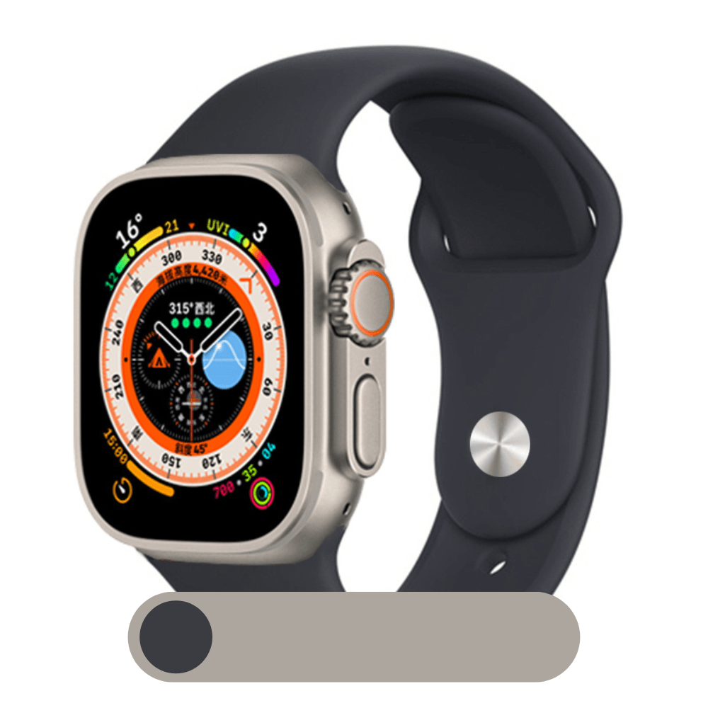 Hochwertiges Silikon-Loop-Band für die Apple Watch | Gummisport-Armband | Kompatibel mit der iWatch-Serie - Phone Heaven Zone