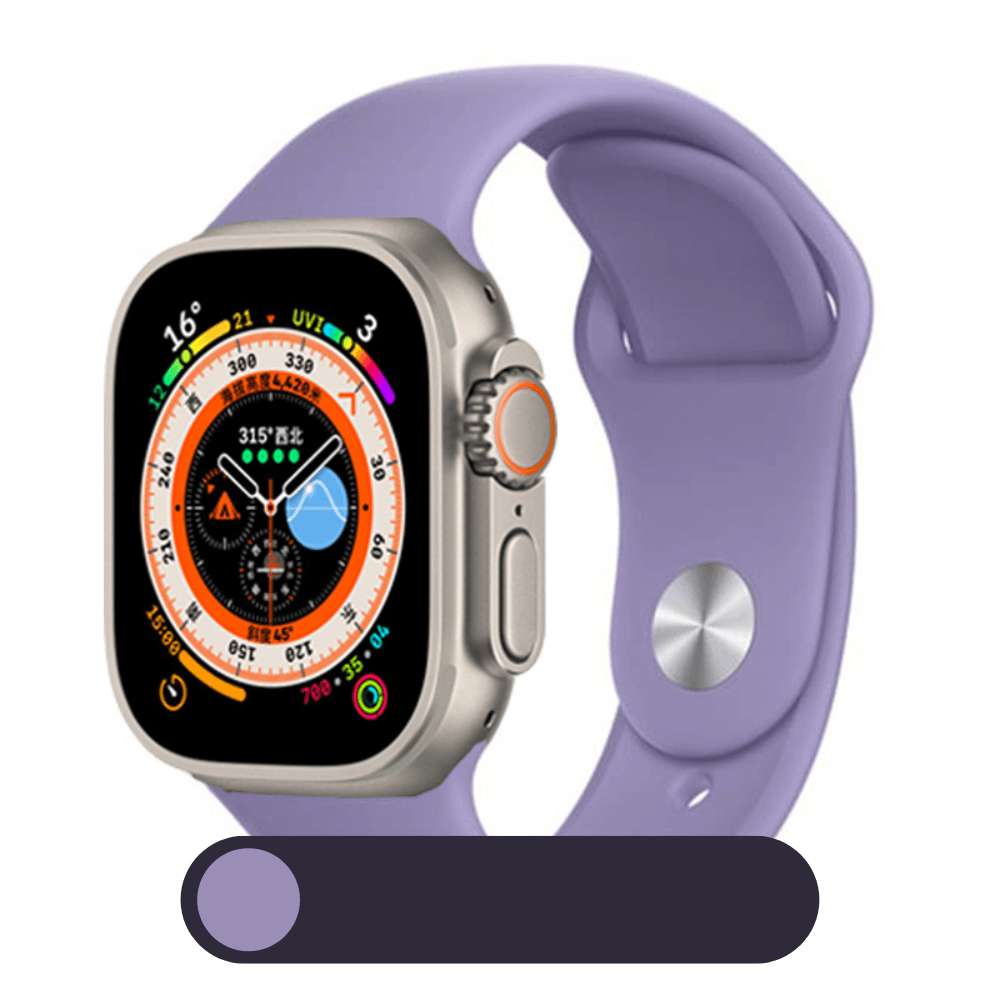 Hochwertiges Silikon-Loop-Band für die Apple Watch | Gummisport-Armband | Kompatibel mit der iWatch-Serie - Phone Heaven Zone