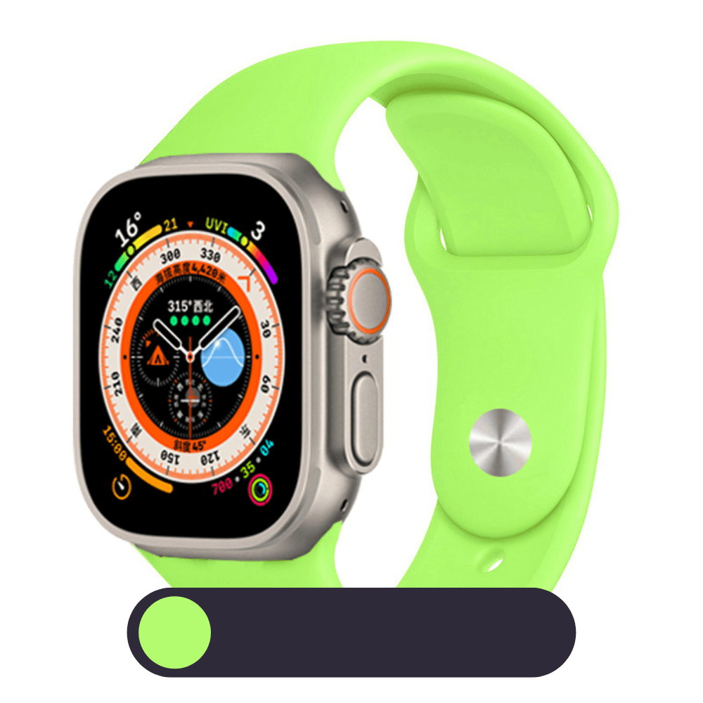 Hochwertiges Silikon-Loop-Band für die Apple Watch | Gummisport-Armband | Kompatibel mit der iWatch-Serie - Phone Heaven Zone