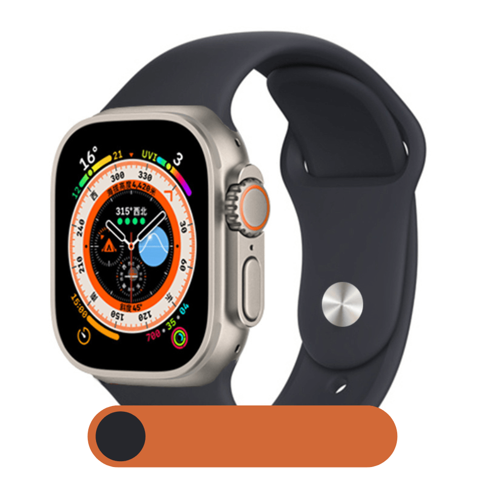 Hochwertiges Silikon-Loop-Band für die Apple Watch | Gummisport-Armband | Kompatibel mit der iWatch-Serie - Phone Heaven Zone