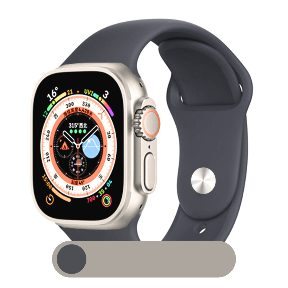 Hochwertiges Silikon-Loop-Band für die Apple Watch | Gummisport-Armband | Kompatibel mit der iWatch-Serie - Phone Heaven Zone